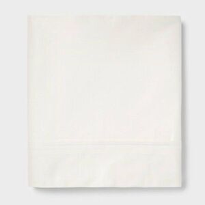 Open Box - Threshold - King 400 Thread Count Performance Flat Sheet Sour  Cream